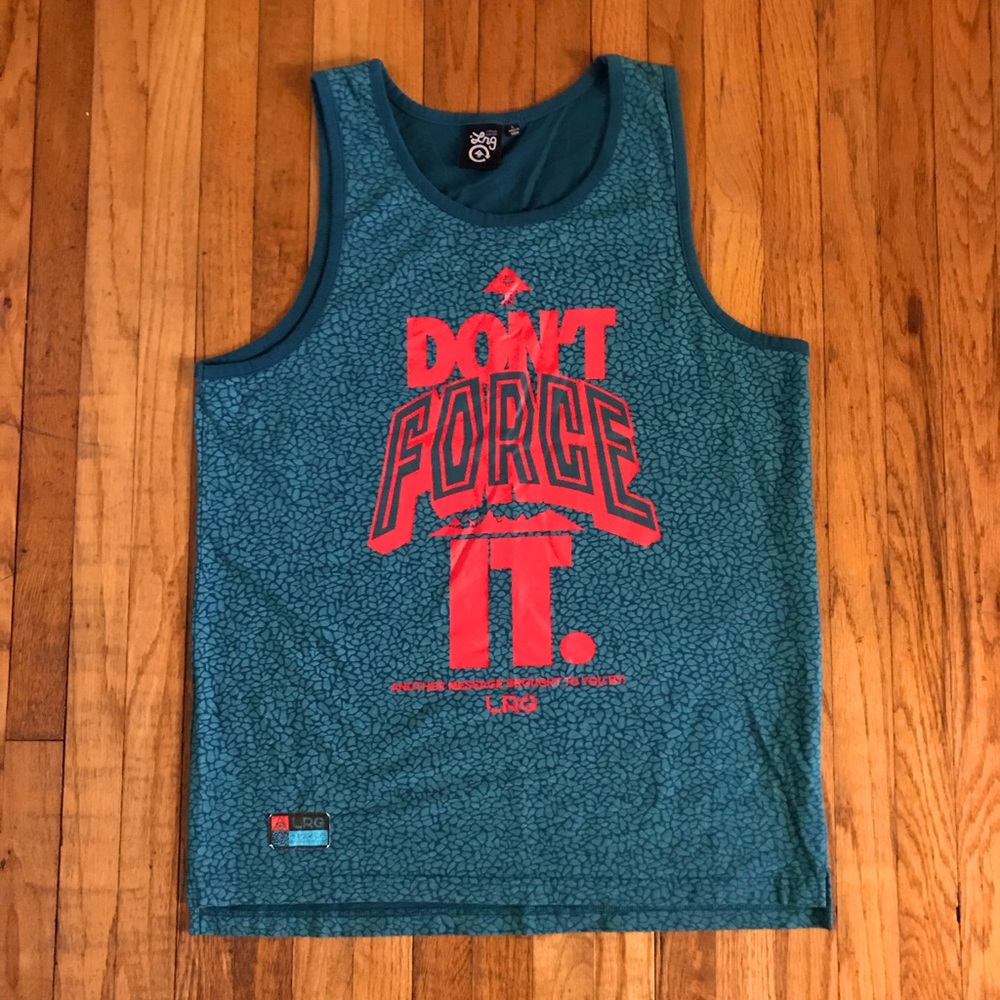 🏀LRG - Jersey / Tank Style Logo T-Shirt